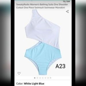 Brand New Sweaty Rocks One Shoulder Swimsuit Small A23